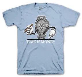 700 Blue Tint Shirt - Time is Money - Light Blue