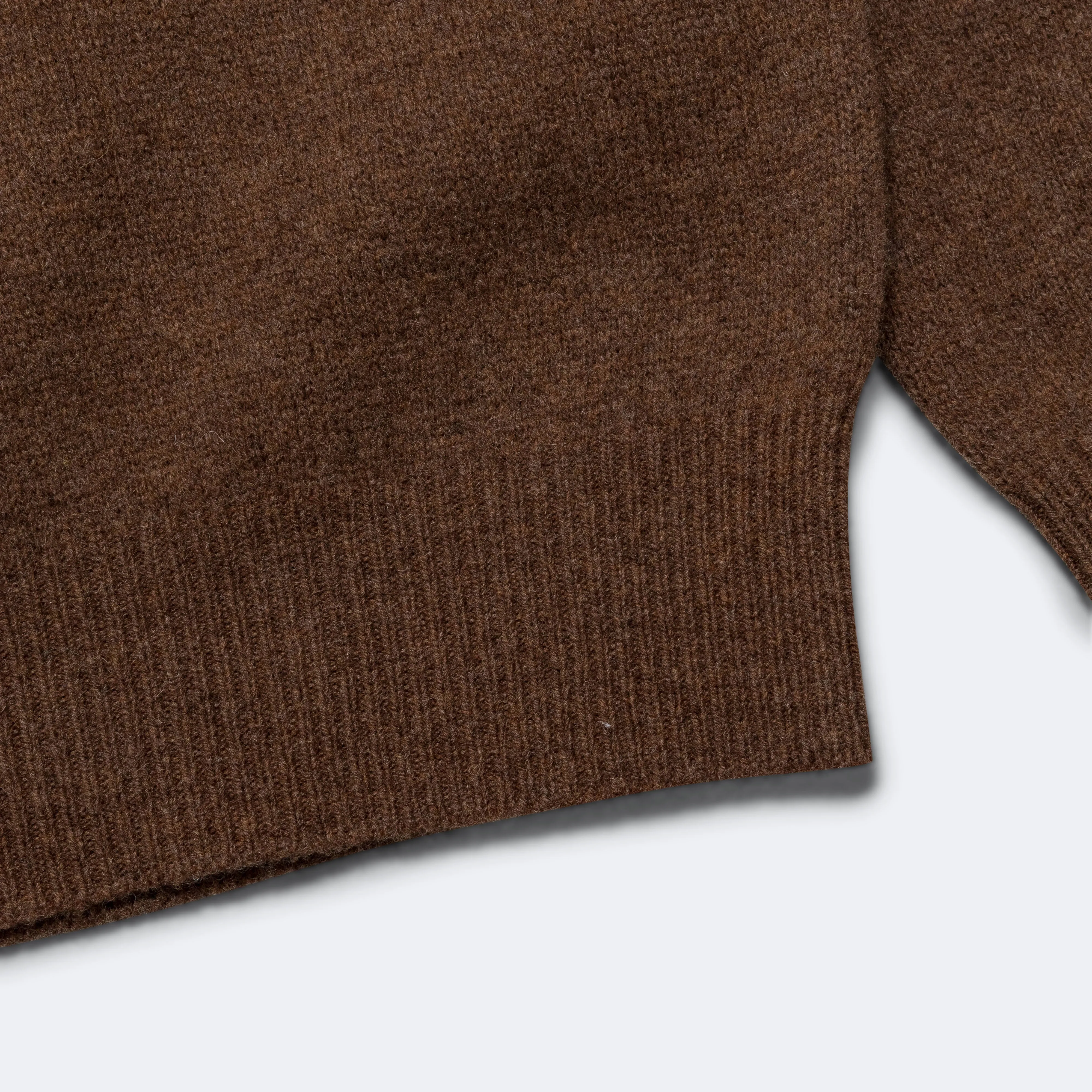 9G Knit Polo - Brown