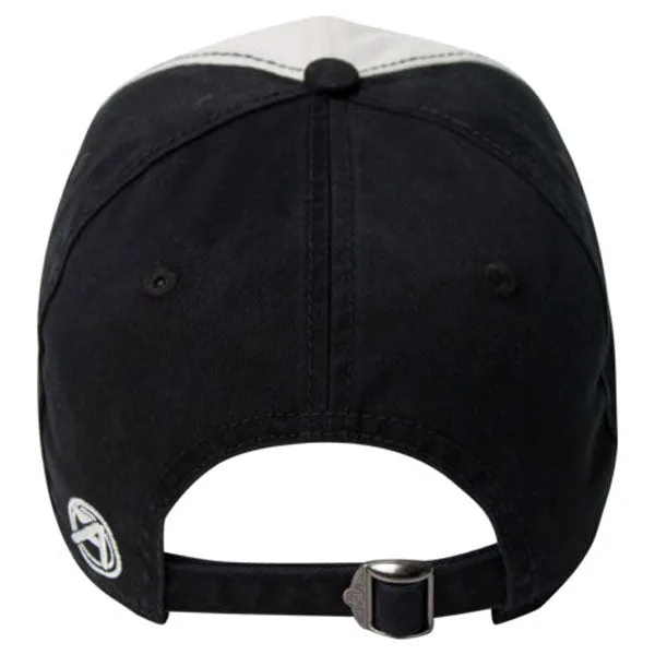 AHEAD Chalk/Black Collegiate Washed 2-Tone Cap