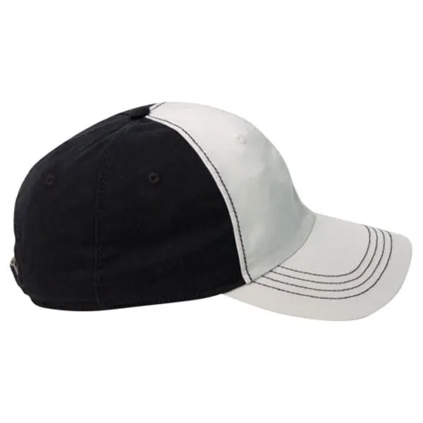 AHEAD Chalk/Black Collegiate Washed 2-Tone Cap