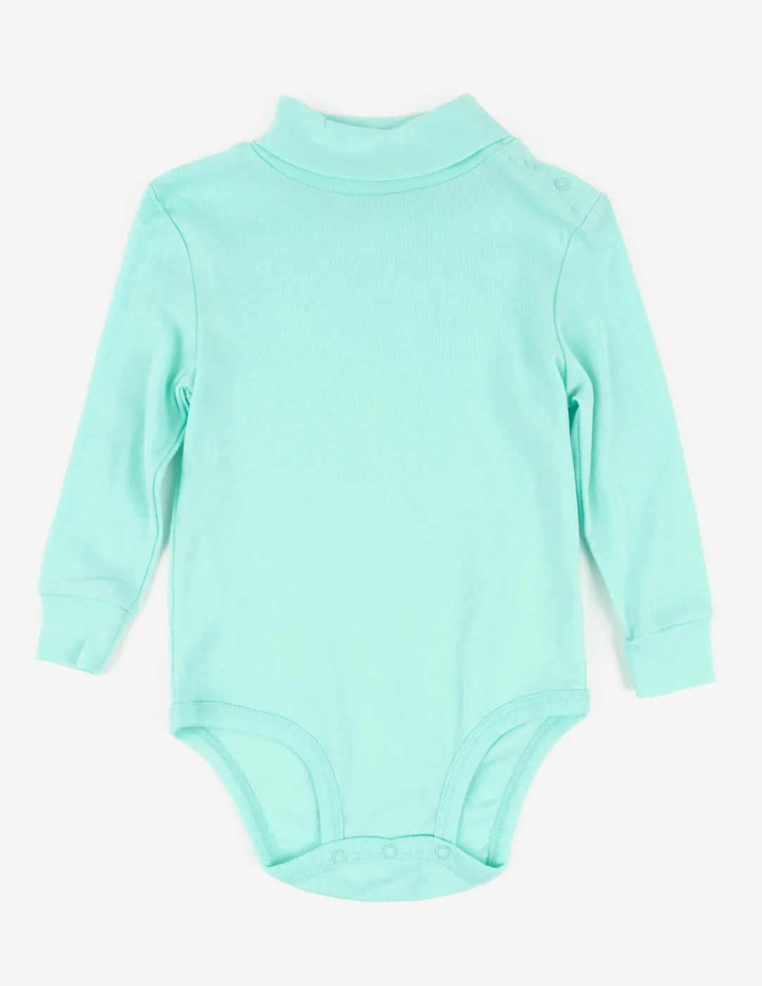 Baby Cotton Turtleneck Bodysuit