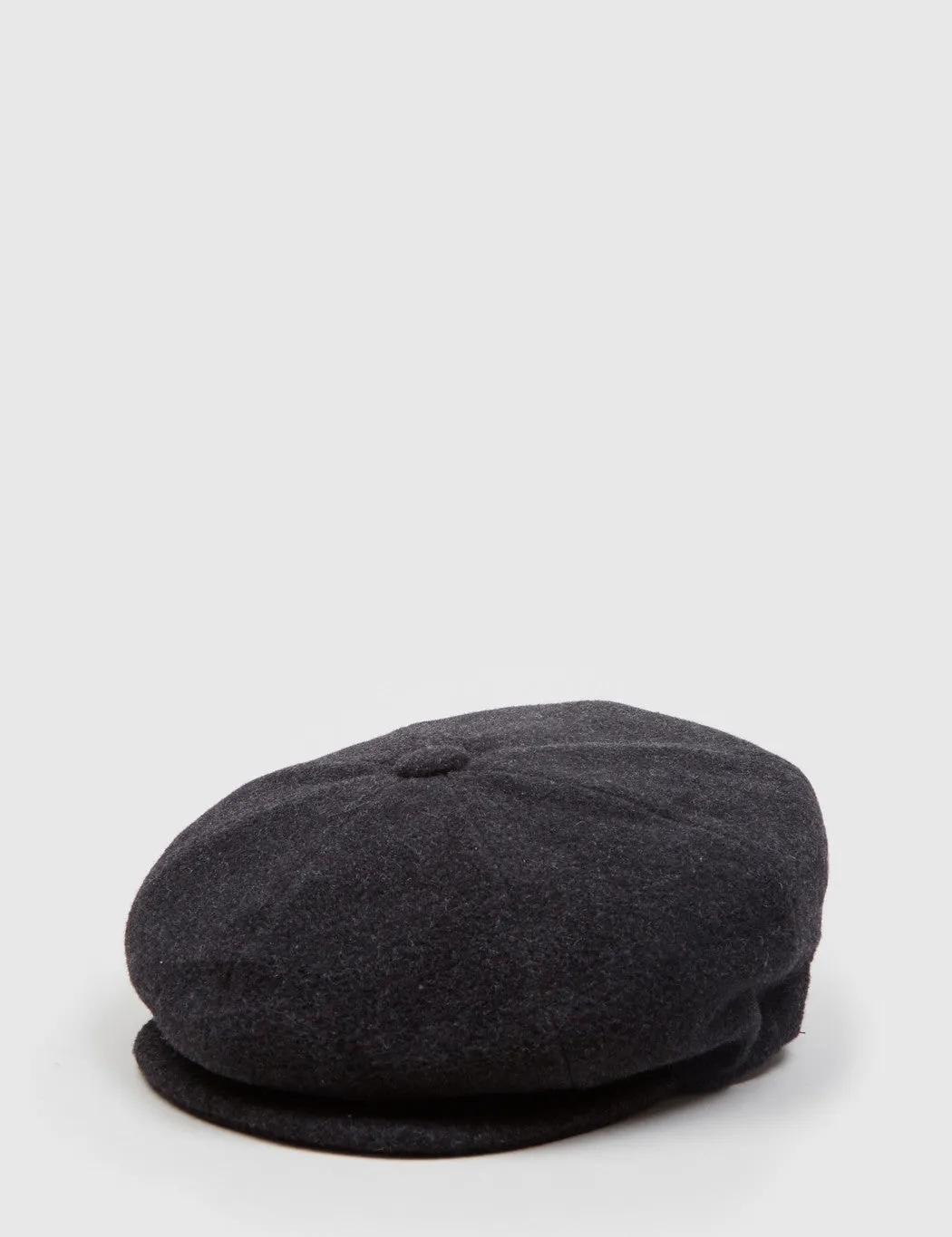 Bailey Galvin Wool Newsboy Cap - Grey