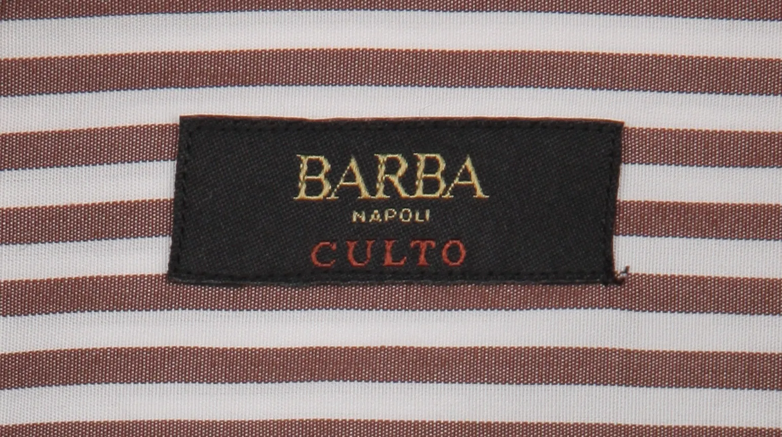 Barba Napoli Brown Shirt - Extra Slim