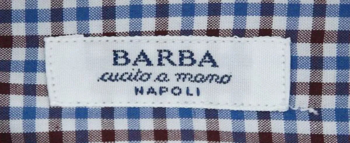 Barba Napoli Brown Shirt - Slim