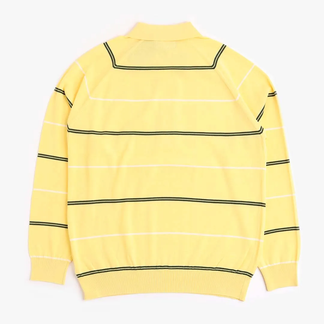 Beams Plus Knit Raglan Polo Shirt