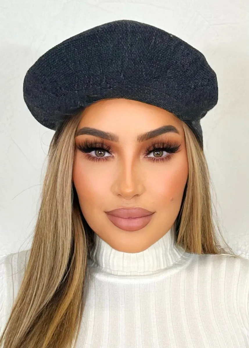 Beauty Game Beret Gray