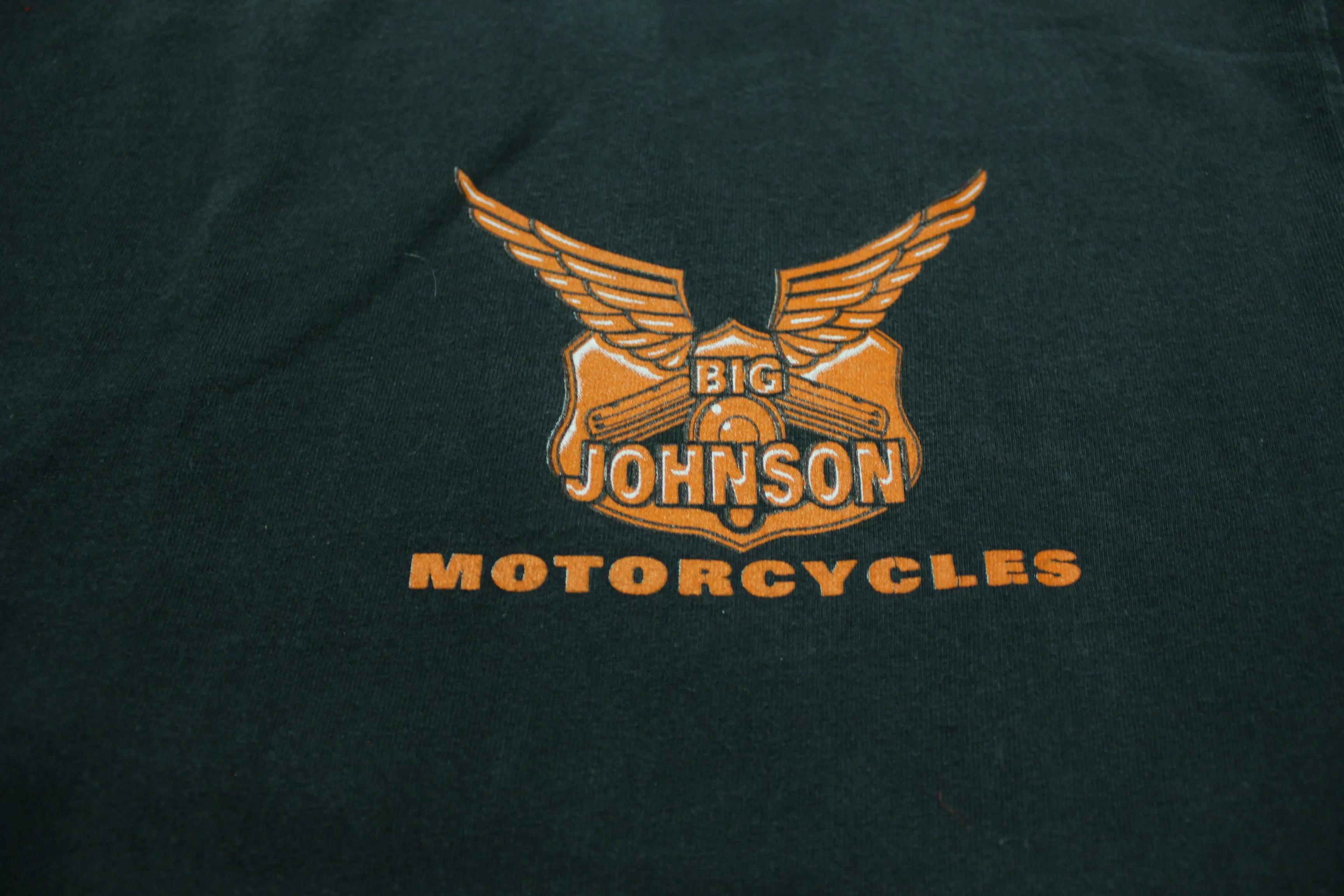 Big Johnson Motorcycles More Inches When Stroked Vintage 1998 90's Big Twins T-Shirt