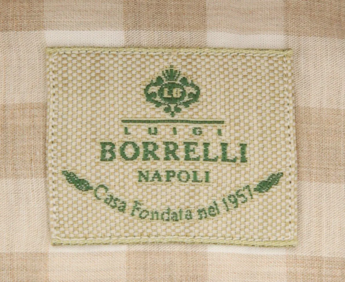 Borrelli Light Brown Shirt - Extra Slim