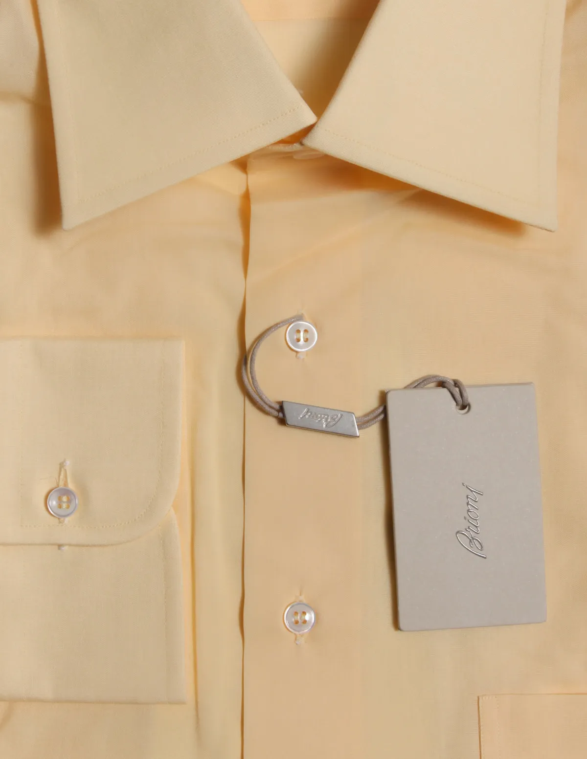 Brioni Yellow Shirt - Slim