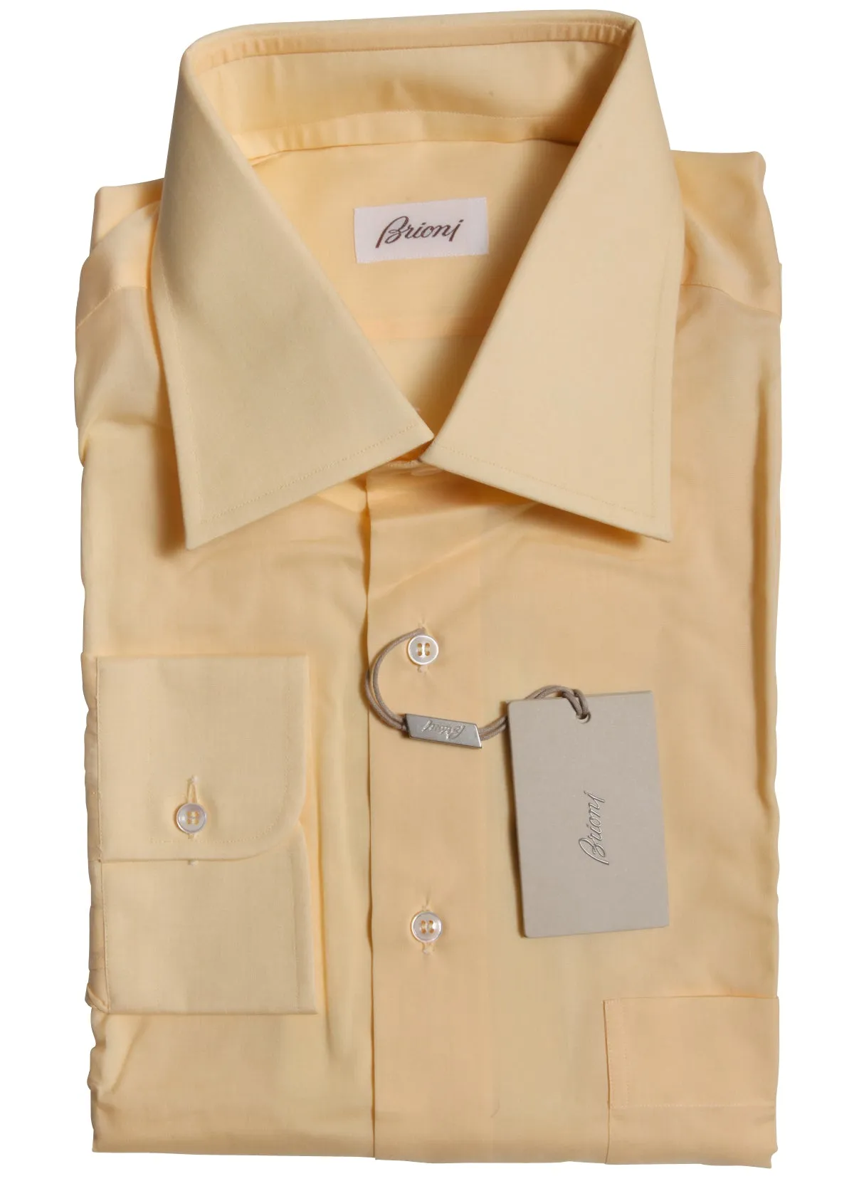 Brioni Yellow Shirt - Slim