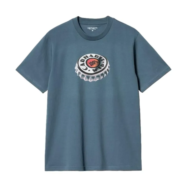 Carhartt WiP Bottle Cap T-Shirt Naval