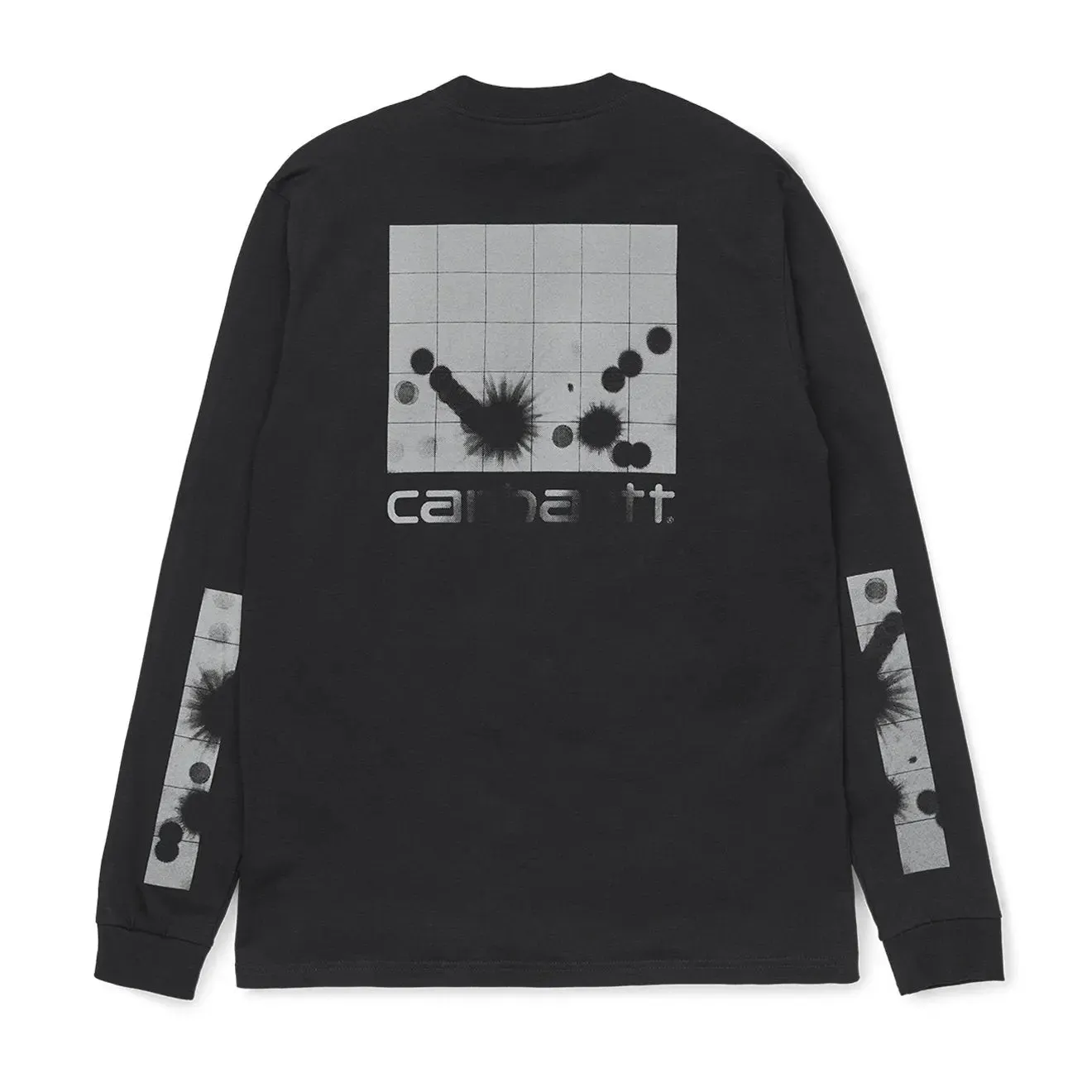 Carhartt WIP L/S Reflective Headlight T-Shirt Black / Reflective Grey