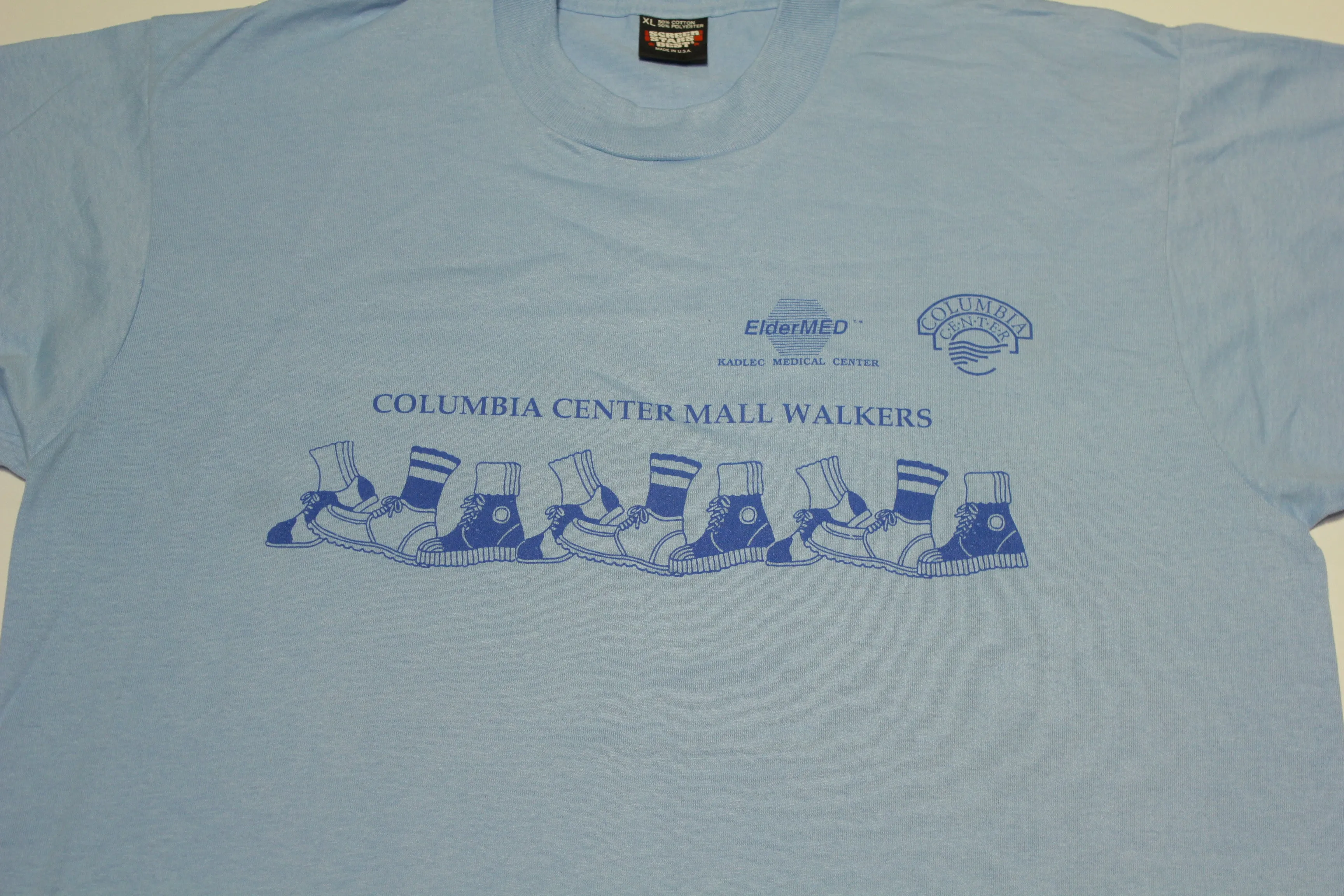 Columbia Center Mall Walkers Vintage 90's Screen Stars Single Stitch T-Shirt