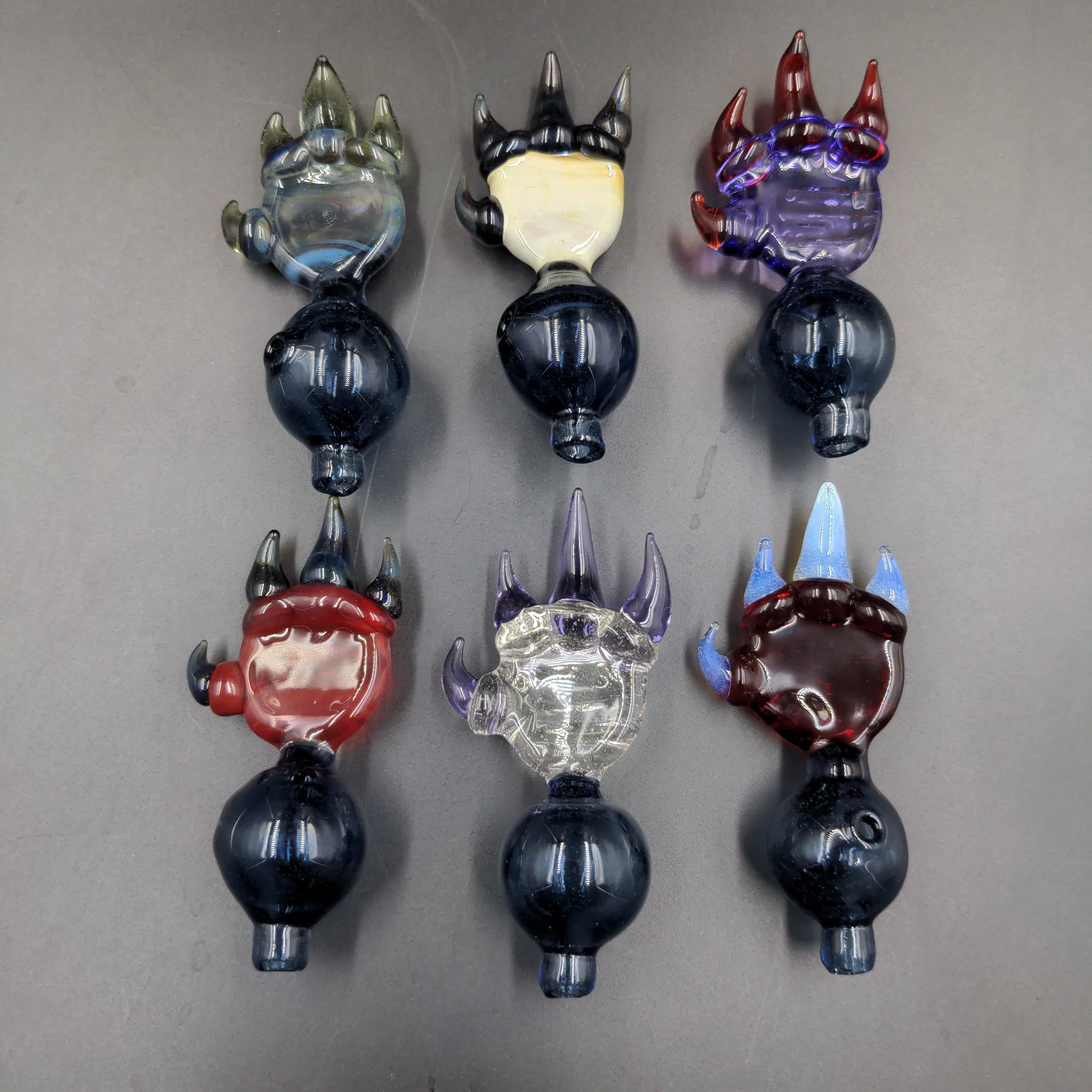 Demon Claw Bubble Caps - By Phantomz Glass