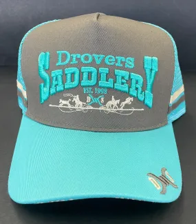 Drovers Saddlery Cap - Turquoise