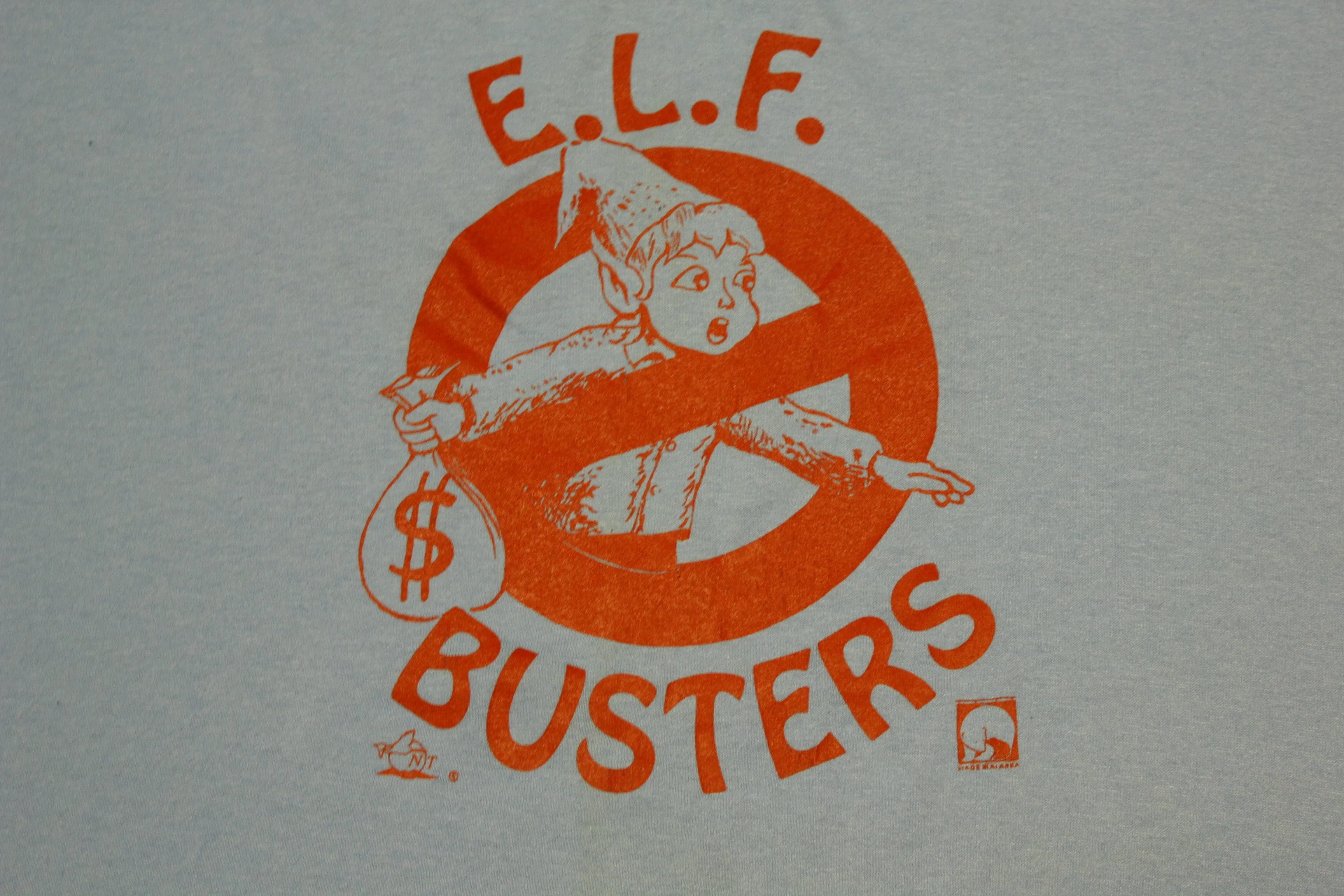 Elf Busters Vintage 80's Jerzees Single Stitch USA Made T-Shirt