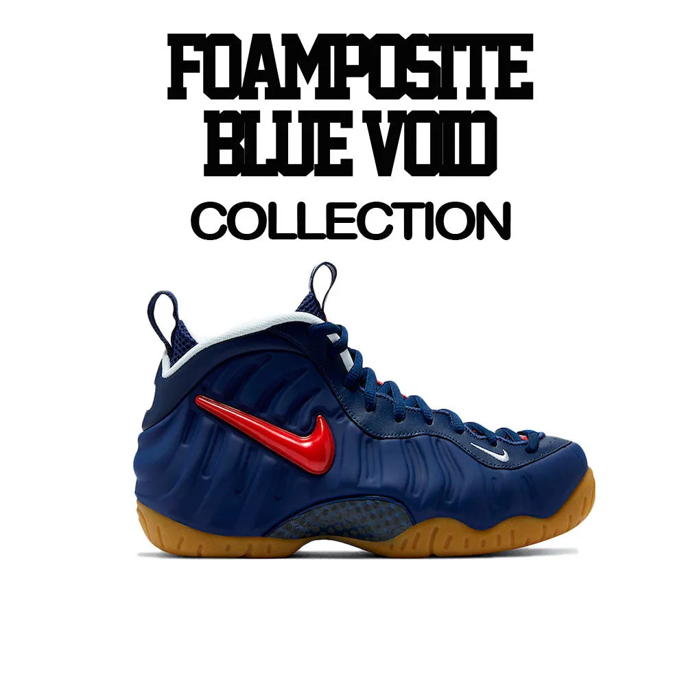 Foamposite Blue Void Shirt - Foam Father - Red