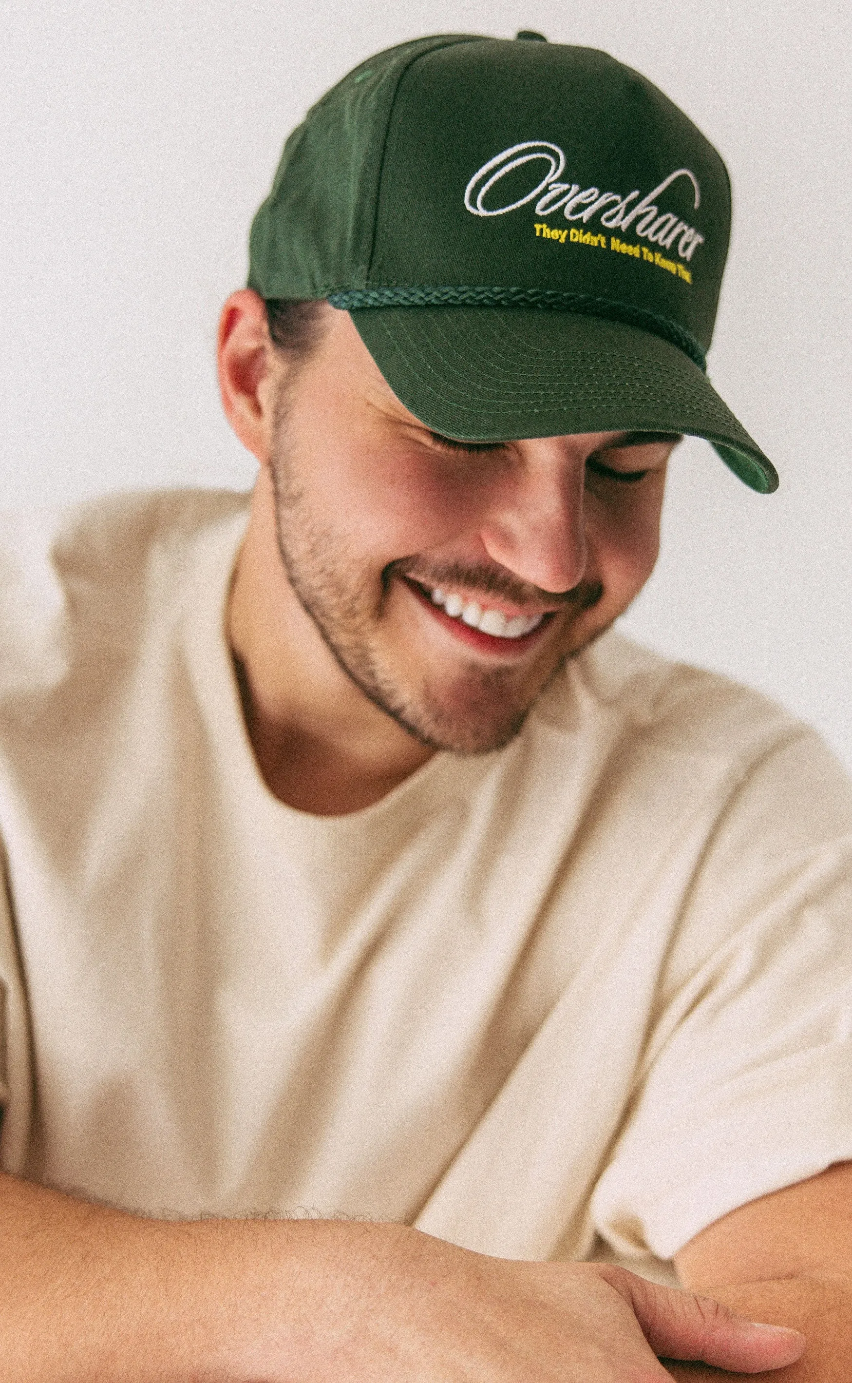 friday   saturday x jo johnson overby: oversharer trucker hat