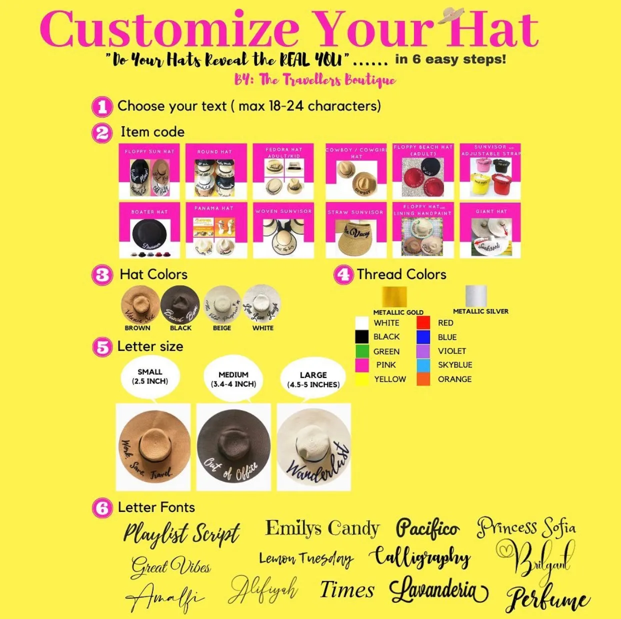 Giant Hat - CUSTOMIZE ME