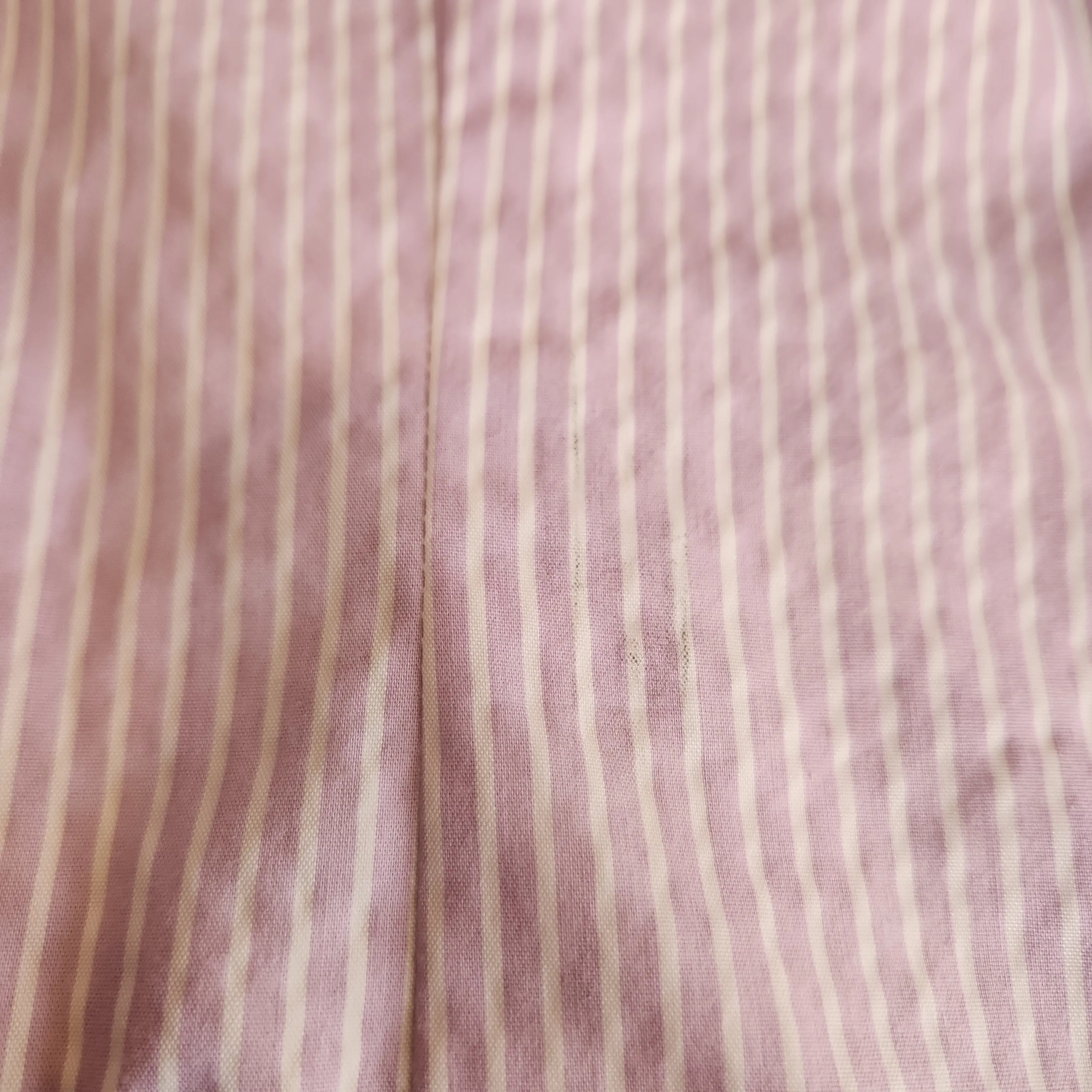 H&M Light Purple & White Striped Collared Shirt | Pre Loved |