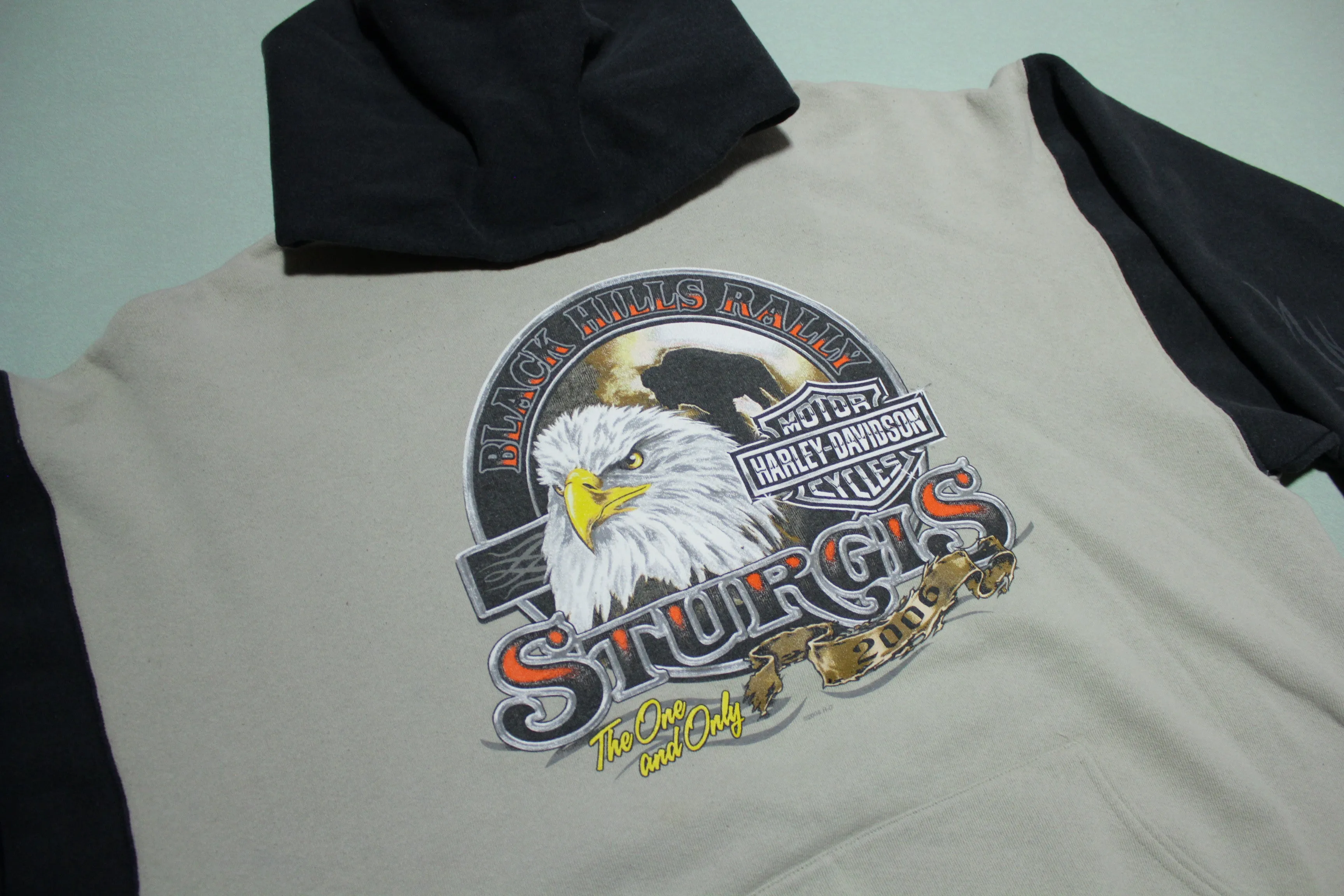 Harley Davidson Motorcycles 2006 Sturgis Black Hills South Dakota Hoodie Sweatshirt