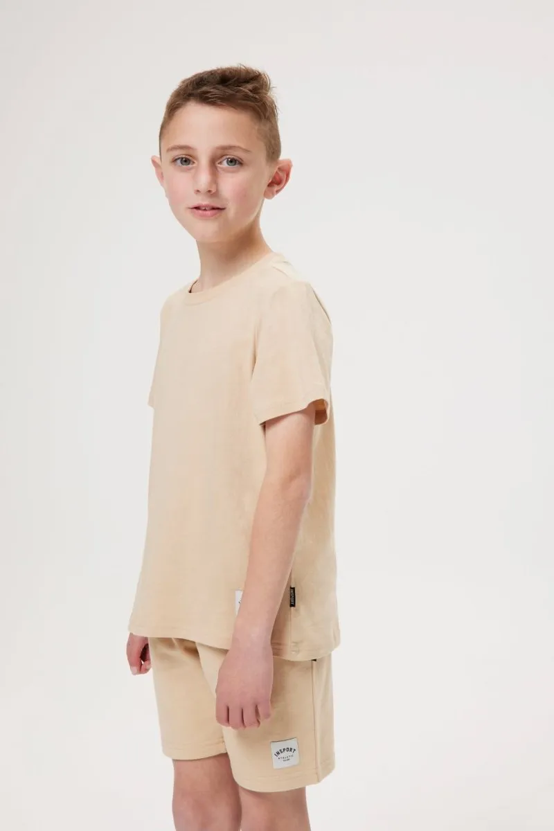 INSPORT JUNIOR LEVI PATCH RATTAN TEE