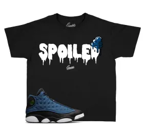 Kids Brave Blue 13 Shirt - Spoiled - Black