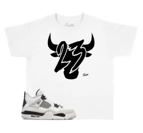 Kids Military Black 4 Shirt - Toro - White