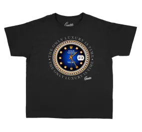 Kids Racer Blue 5 Shirt - Rollie Time - Black