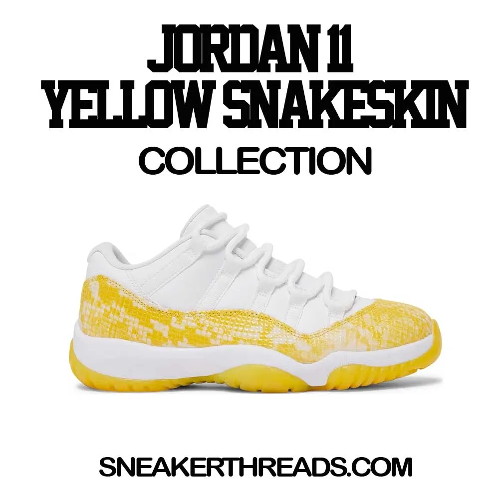 Kids Yellow Snakeskin 11 Shirt - Goat - Yellow