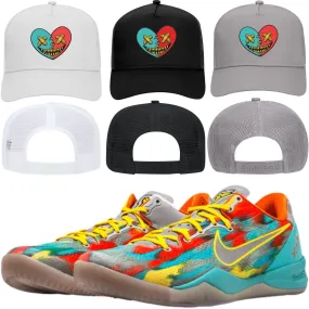 Kobe 8 Venice Beach 8s Trucker Hat to Match : VENICE HEART BAWS