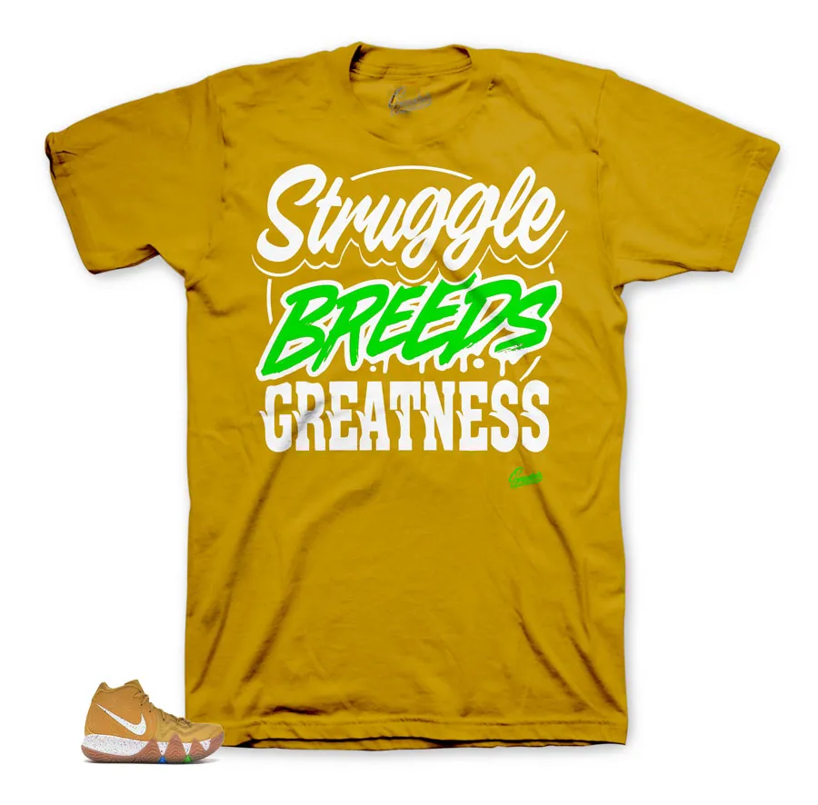 Kyrie 4 Cinnamon Toast Shirt - Struggle Breeds - Brown