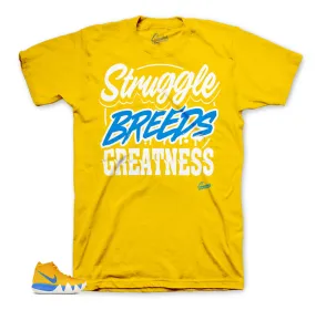 Kyrie 4 Kix Shirt - Struggle Breeds - Yellow