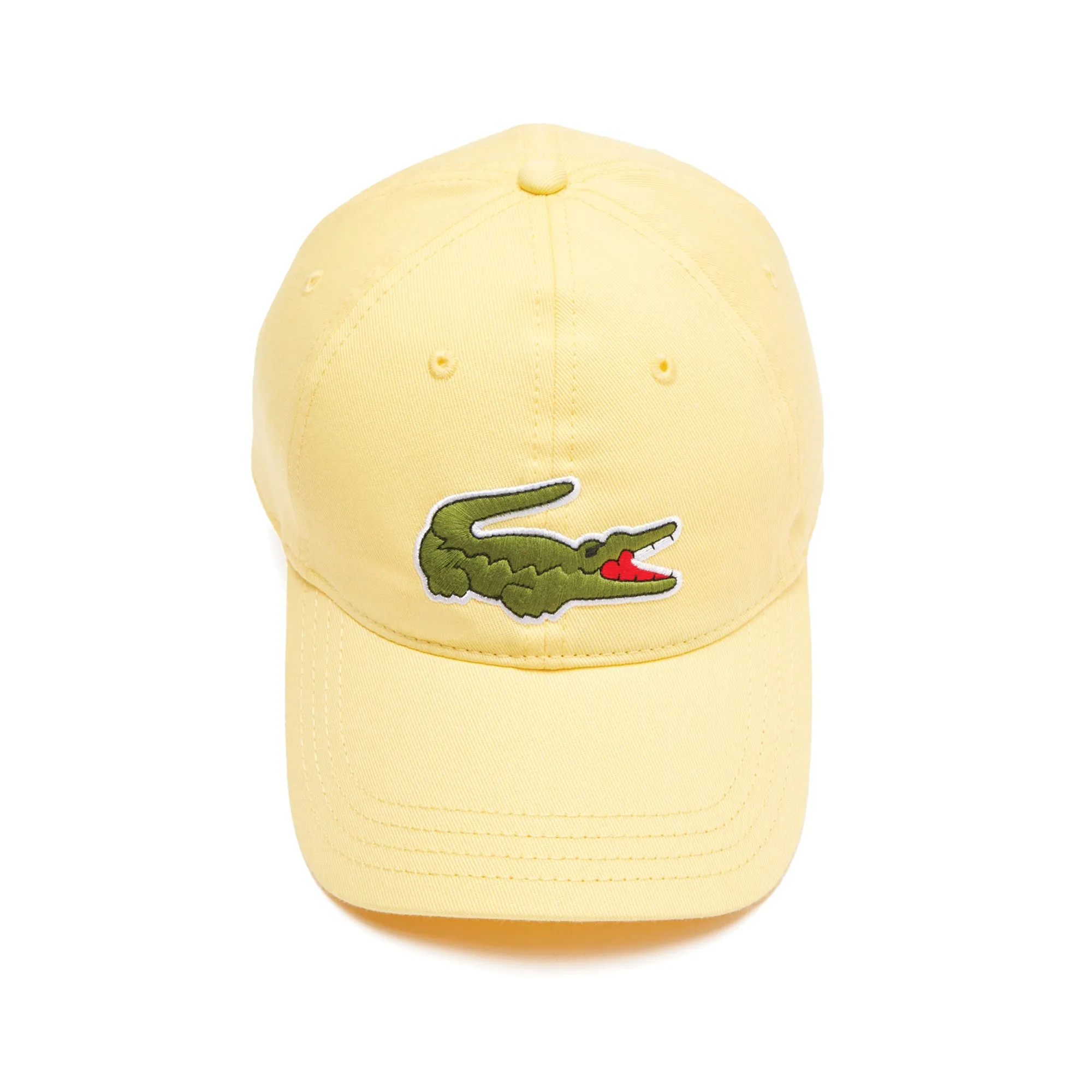 Lacoste RK9871 Large Croc Cap - Yellow