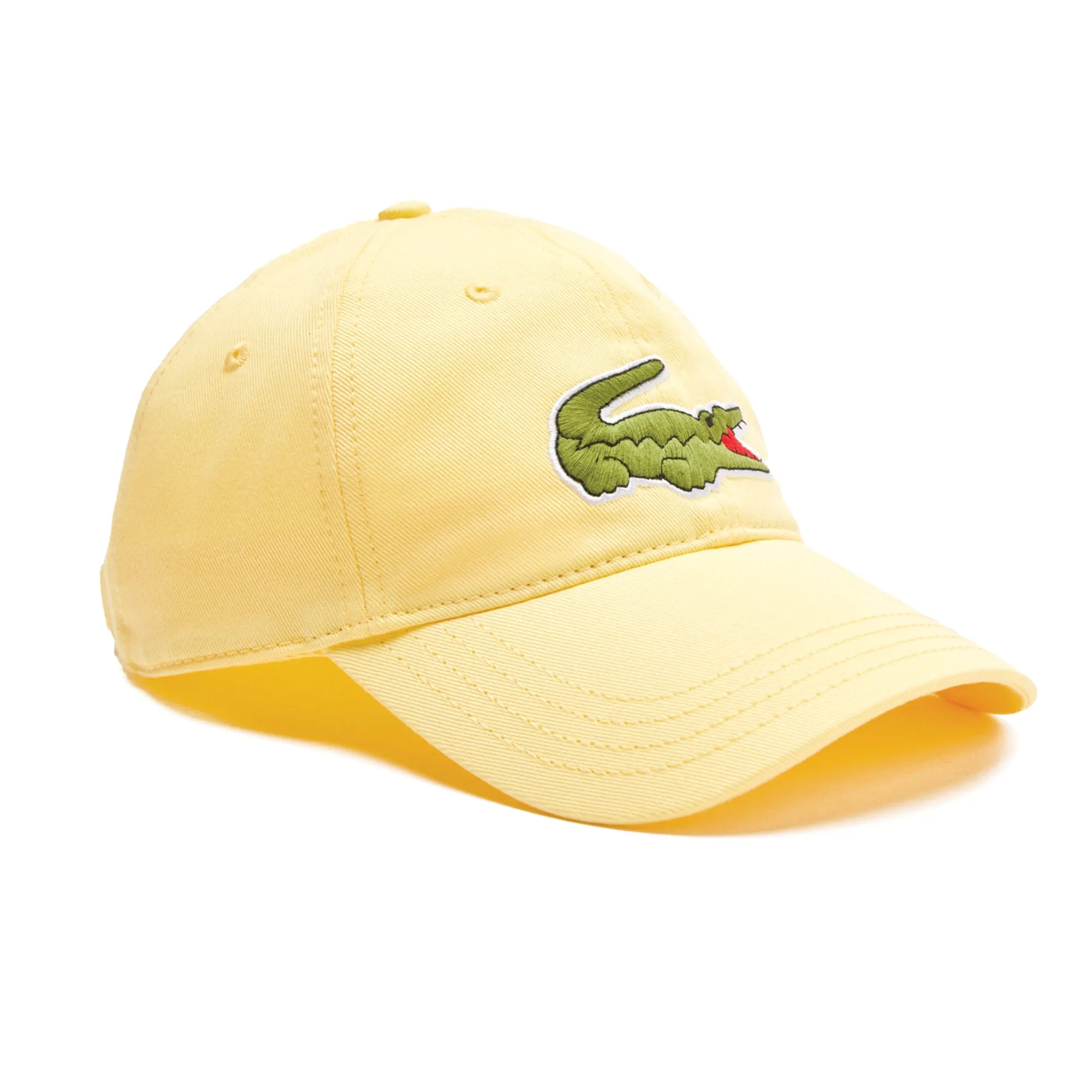 Lacoste RK9871 Large Croc Cap - Yellow