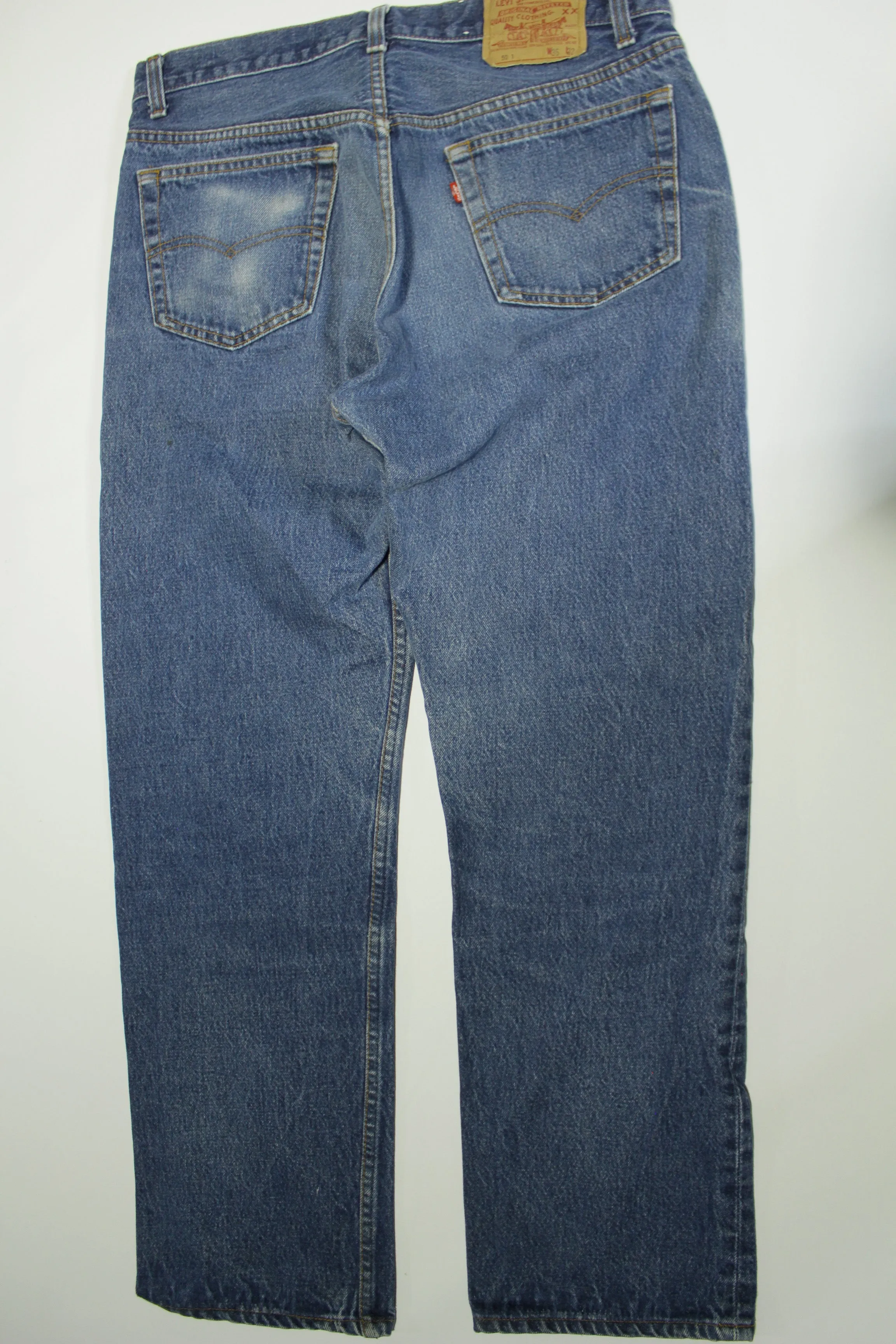 Levis 501xx Vintage 80's Made in USA Denim Blue Jeans