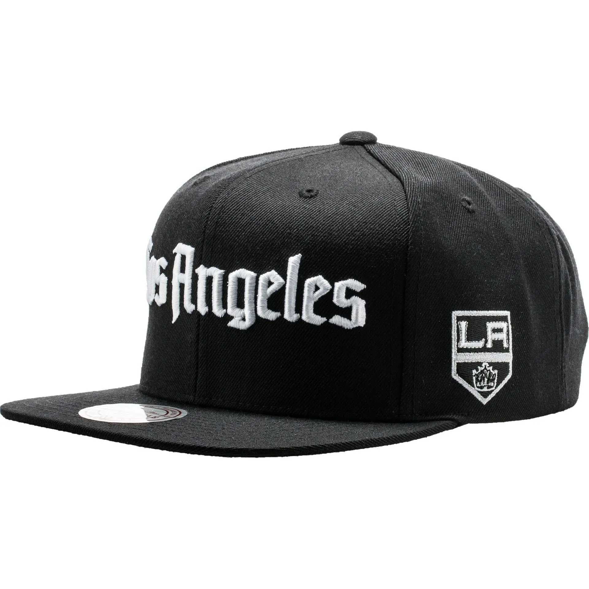 Los Angeles Kings Gothic Snapback Hat - Black/White