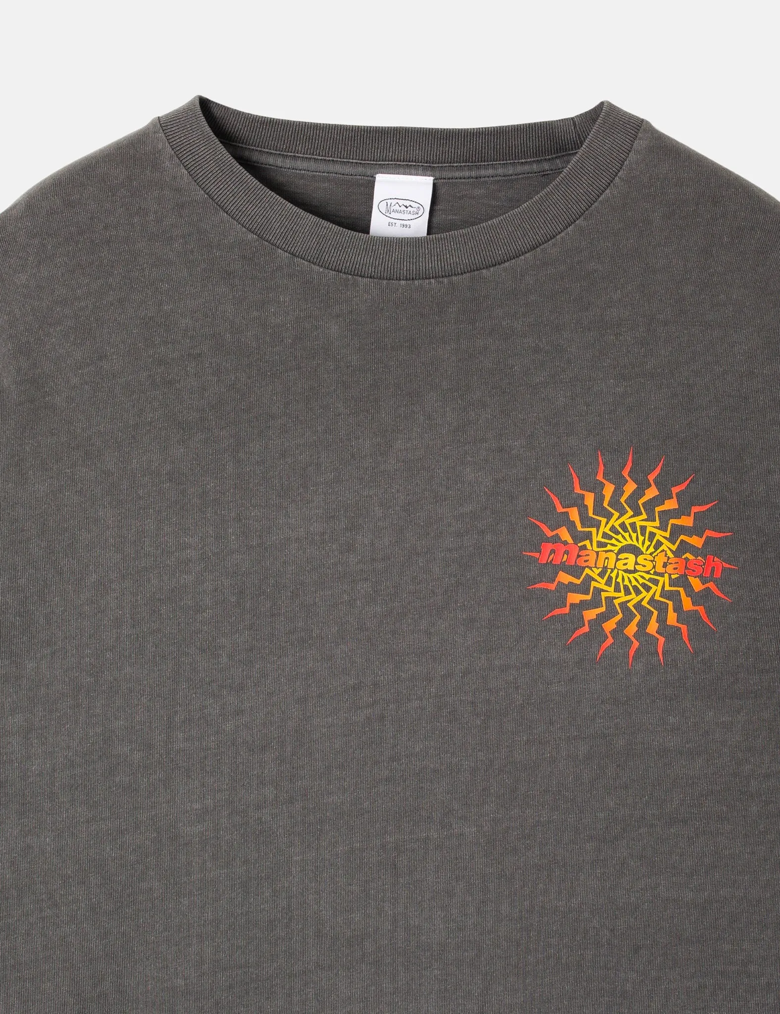 Manastash Pumice L/C T-Shirt (Mountain Burst) - Black