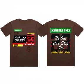 MEMBERS ONLY : Brown Sneaker Tees Shirt