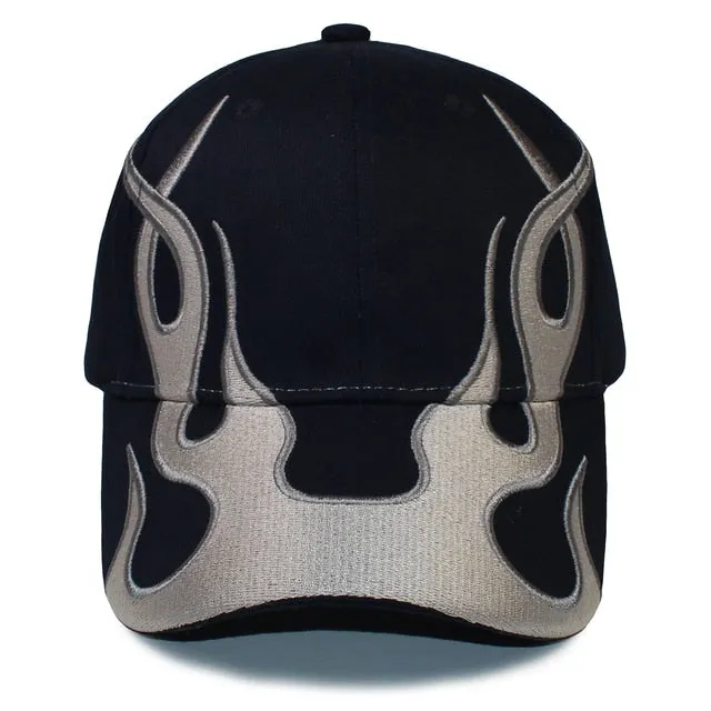 Men's Flame Baseball Cap