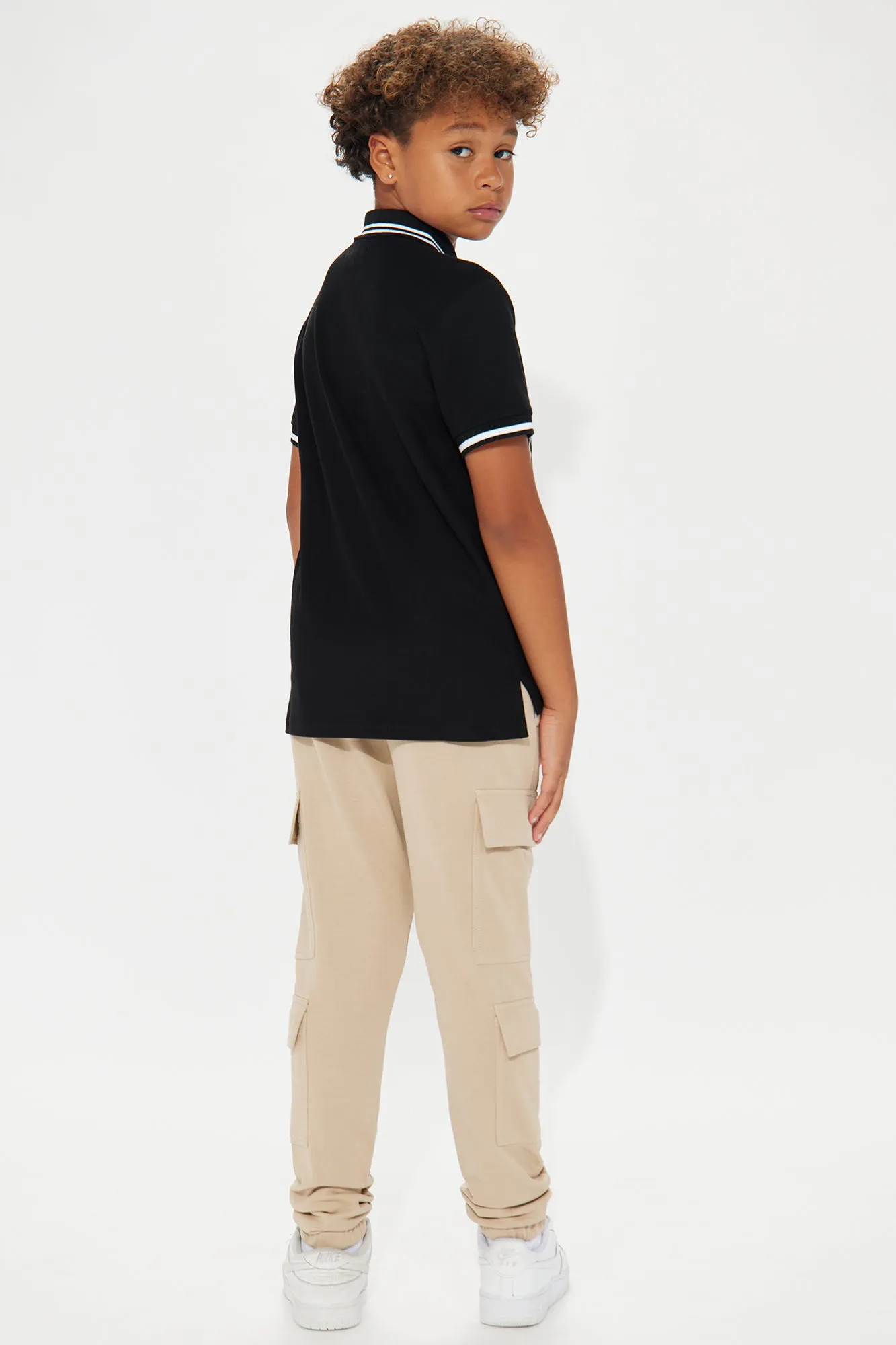 Mini It's Yo Boi Cargo Pants Sets - Khaki/combo