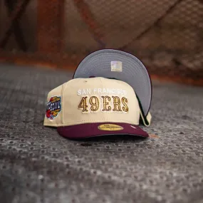 New Era San Francisco 1999 Pro Bowl Grey UV (Vegas Gold/Burgundy)