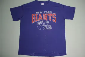 New York Giants Vintage 80's Champion Made in USA Single Stitch Helmet T-Shirt