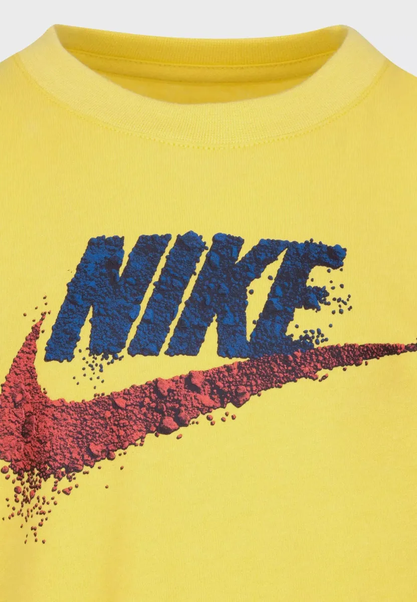 NIKE JUNIOR GRAVEL FUTURA YELLOW TEE