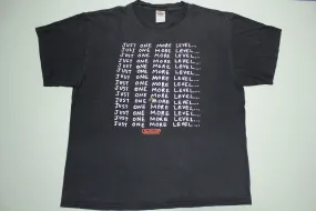 Nintendo Just One More Level 2000's  Delta Promo T-Shirt