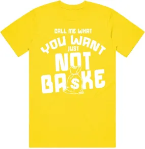 NOT BROKE : Yellow Sneaker Tees Shirt (white ink)