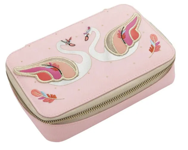 Pencil Box Filled - Pearly Swans