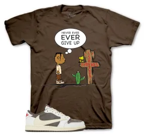 Retro 1 Reverse Mocha Never Ever BROWN Shirt