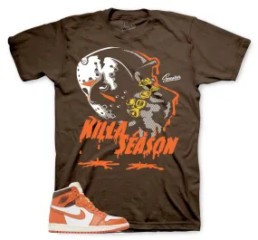 Retro 1 Starfish Shirt - Killa Season- Brown