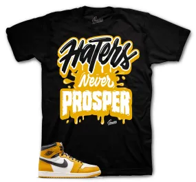 Retro 1 Yellow Ochre Shirt - Prosper - Black